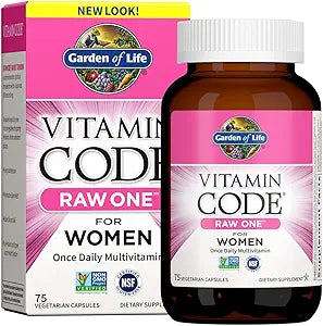 Garden of Life Vitamin Code Raw One Daily Multivitamin Capsules