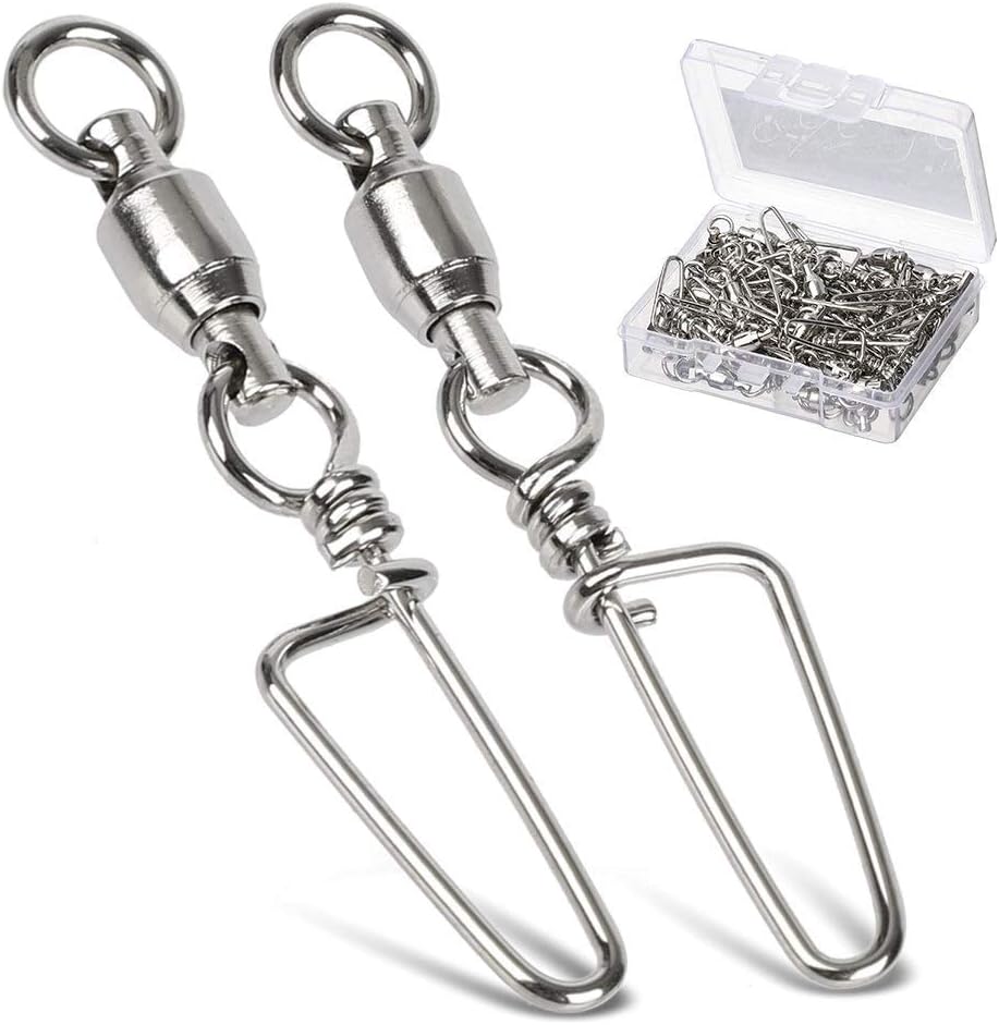 Premium Stainless Snap Swivels for Strong Fishing