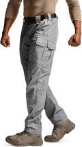 CQR Men's Tactical Pants - Durable Water Resistant Ripstop comfortable