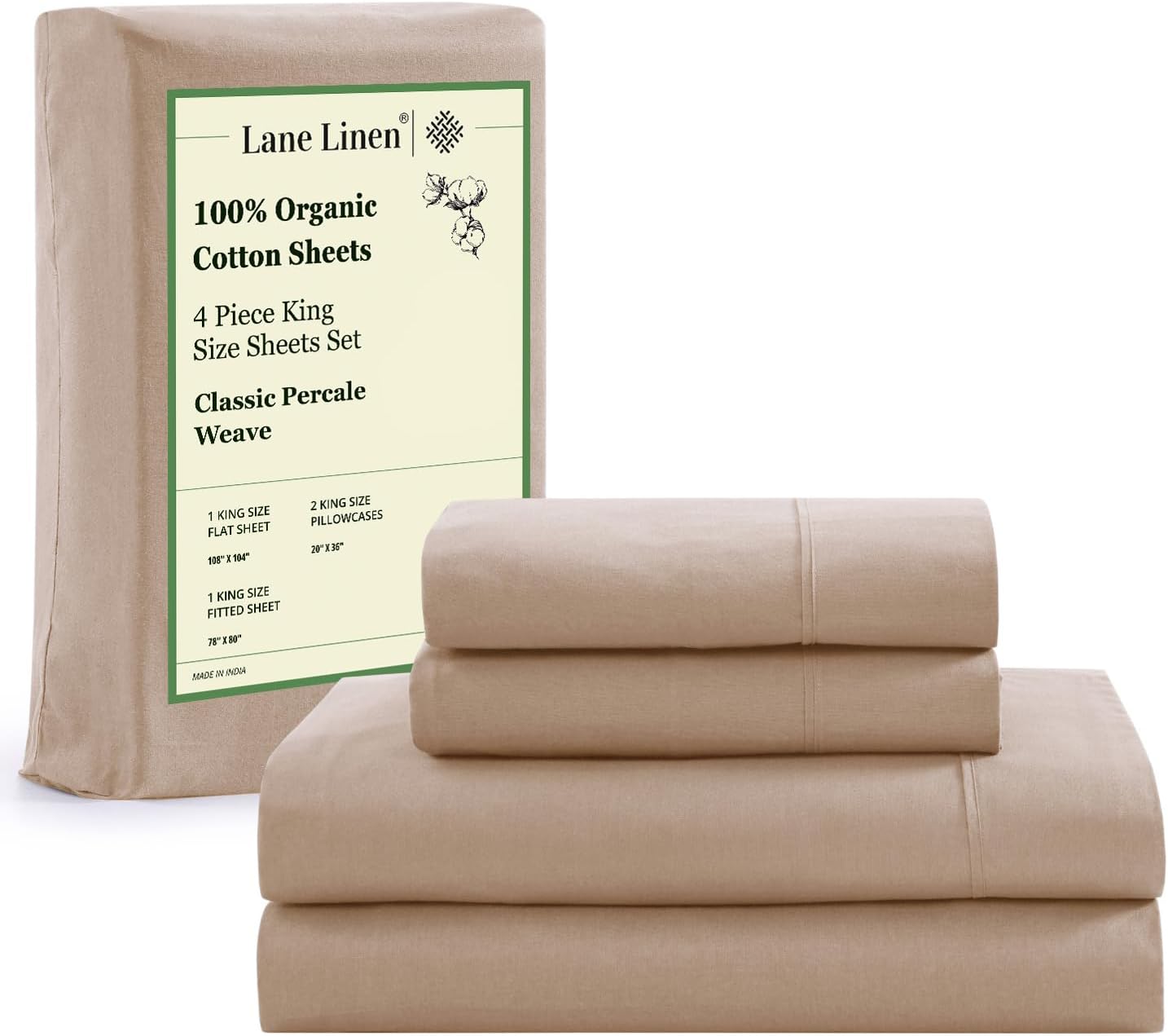 Organic Cotton King Size Sheets Set for Ultimate Comfort