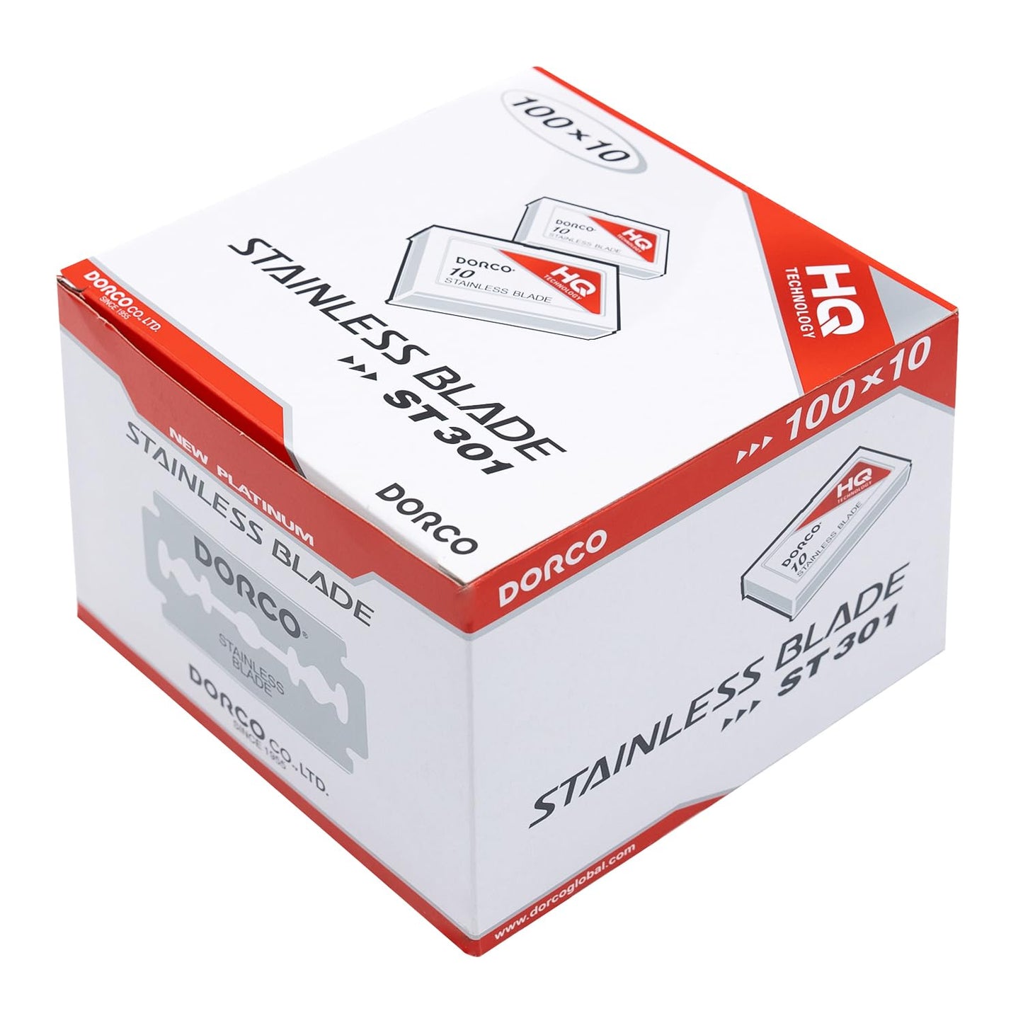 Dorco ST301 Platinum Extra Double Edge Razor Blades for Smooth Shave