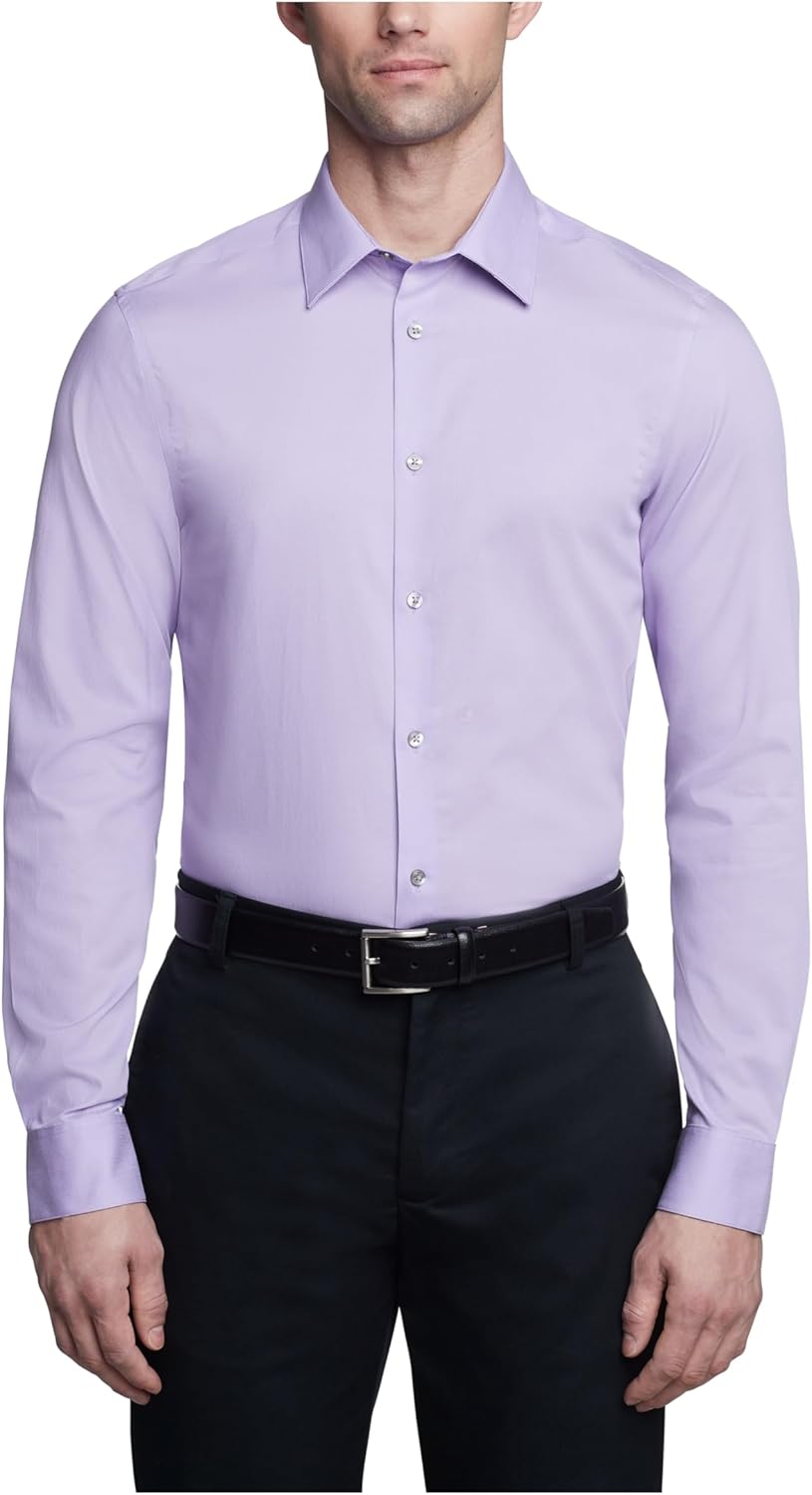Calvin Klein Men's Slim Fit Non Iron Dress Shirts for Style