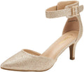 Kitten Heel Low Heel Pumps for Women - Comfortable Event Dress Shoes