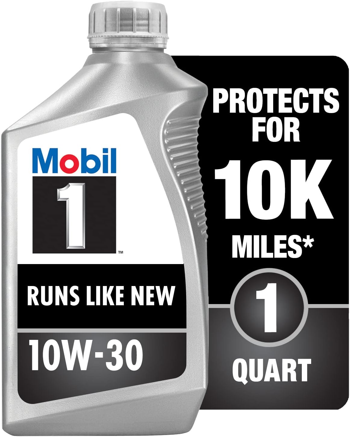 Mobil 1 Advanced Full Synthetic Motor Oil 10W-30 for Engine Care