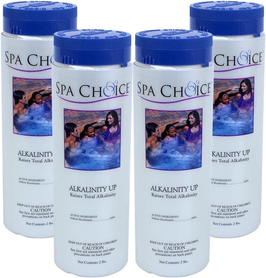 SpaChoice Premium Alkalinity Up for Hot Tub Care - 4-Pack