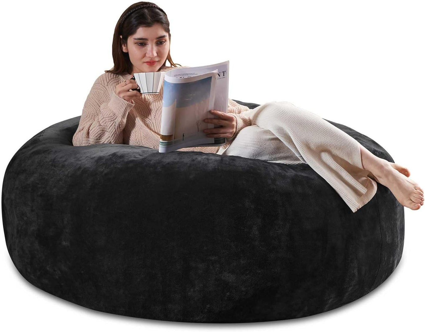 5FT Memory Foam Bean Bag Chair - Ultimate Comfort!