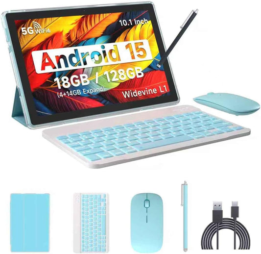 Android 15 Tablet with 18GB RAM and 128GB ROM for All Needs
