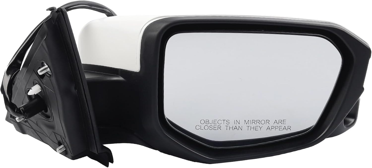 Dasbecan Passenger Side Door Mirror Assembly with Camera for Honda