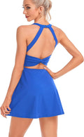 Womens Tennis Dress with Built in Shorts and Bra - Supportive