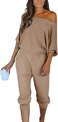 PRETTYGARDEN Women's Ribbed Tracksuit Set for All-Day Comfort