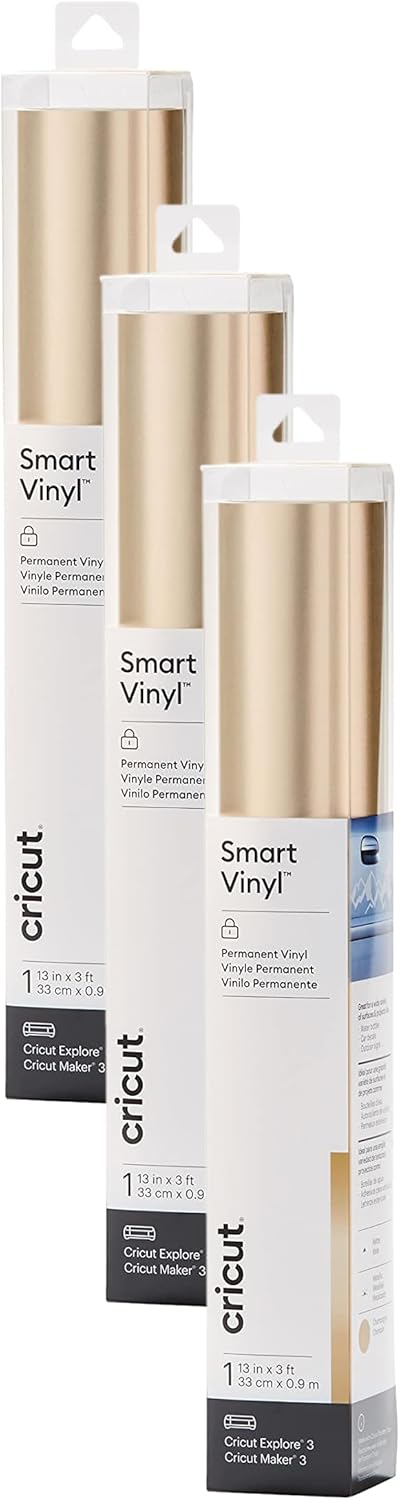 Cricut Smart Permanent Vinyl Rolls for Luxurious Crafting