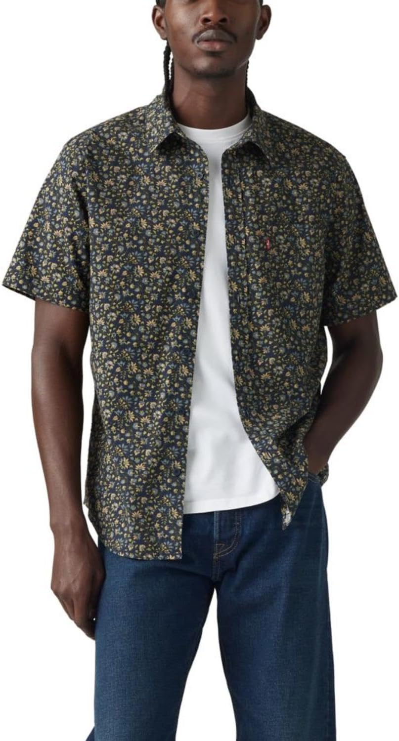 Levi's Men's Classic 1 Pocket Short Sleeve Button Up Shirt