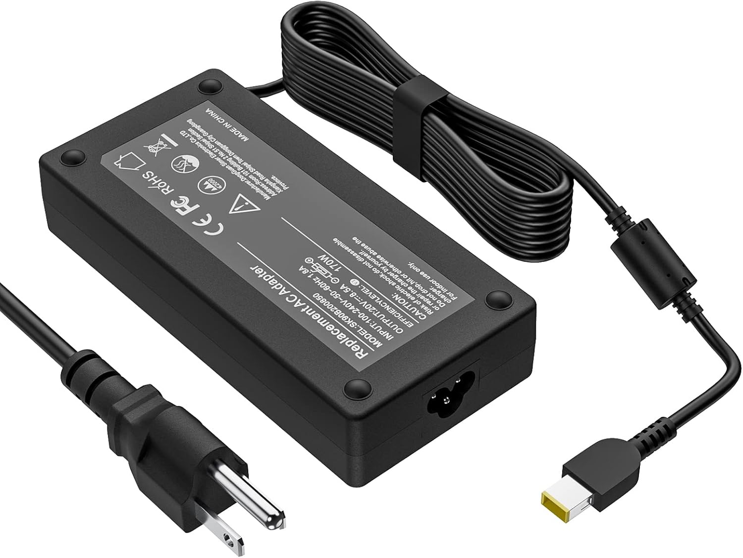 170W 20V Laptop Charger Replacement for Lenovo Thinkpad Models