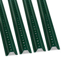 SmartSign U-Channel Sign Post Pack of 4, 8ft Tall, Green Steel