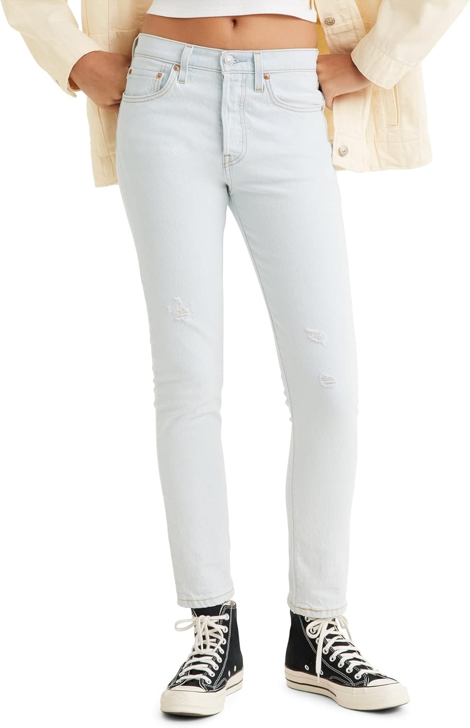 Levi's Women's 501 Skinny Jeans for a Relaxed Style