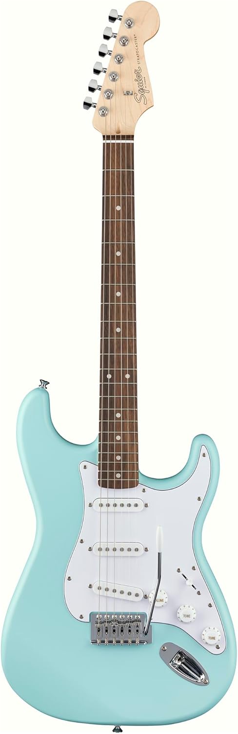 Fender Squier Stratocaster Electric Guitar - Timeless Daphne Blue