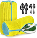 Zippered Shoe Cleaning Bags - Wash and Dry with Ease!