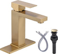 Brushed Gold Bathroom Faucet ARCORA Modern Sink Faucet - Sleek Design