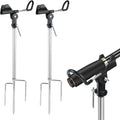 Stedan 2 Pack Fishing Rod Holders Stainless Steel - 360 Adjustable