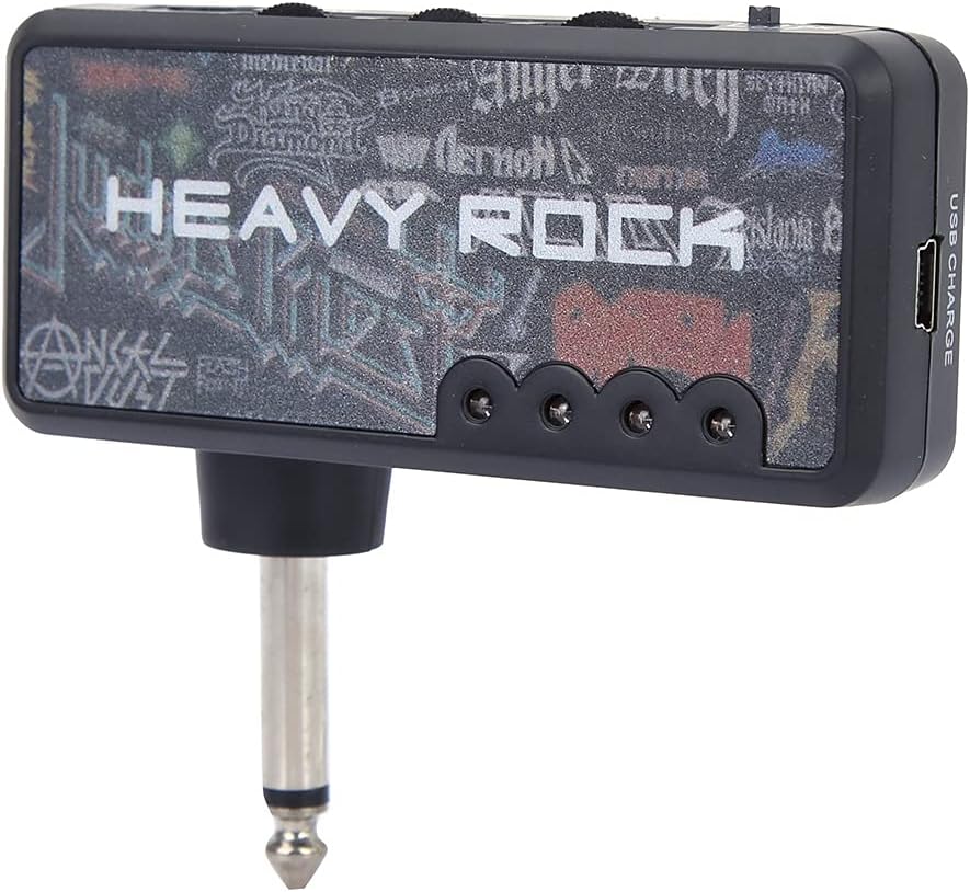 Rechargeable Guitar Headphone Amp for On-the-Go Jamming