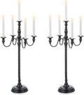 Black Candelabra Halloween Decorations 28 in 5-Arm Candelabra - Gothic