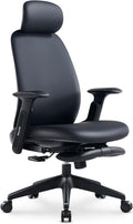 Designer Office Chair Black Napa Ergonomic Desk Chair - Recline