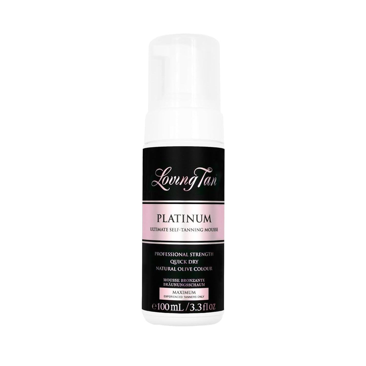 Loving Tan Platinum Self Tanning Mousse for Natural Glow