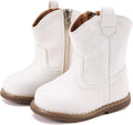 Infant Cowboy Boots for 6-24 Months - Soft PU Leather Mid Calf