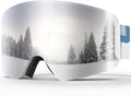 Kids Ski Goggles for Boys Girls Youth OTG - Anti-Fog Snow Goggles