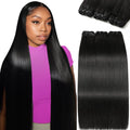 12A Human Hair Bundles 20 22 24in Straight Unprocessed Brazilian