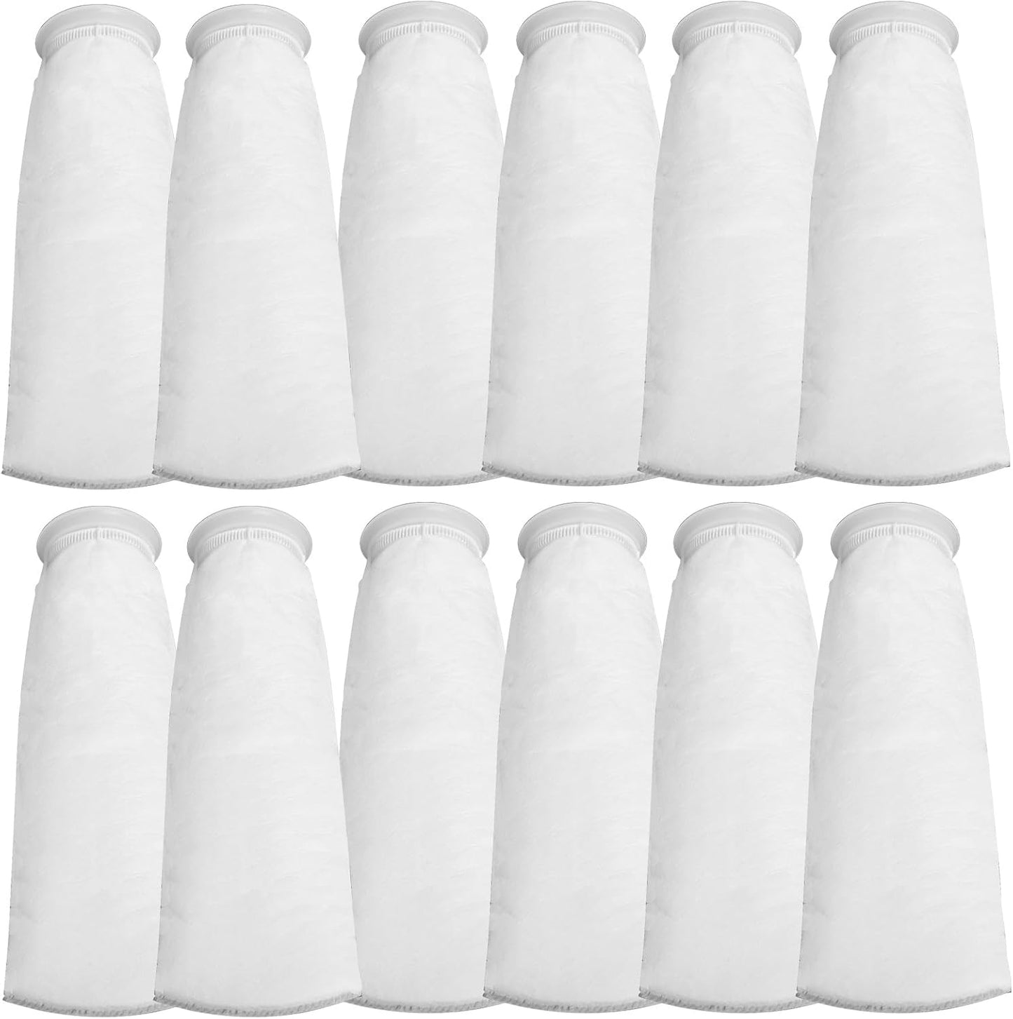 16 Pack 4 Inch Ring Filter Socks for Saltwater Aquariums