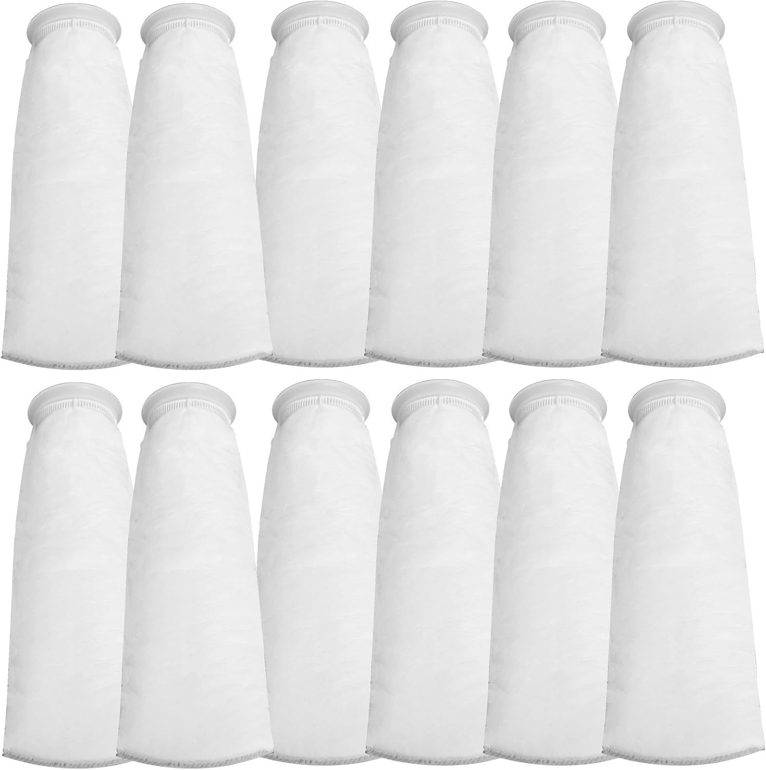 16 Pack 4 Inch Ring Filter Socks for Saltwater Aquariums