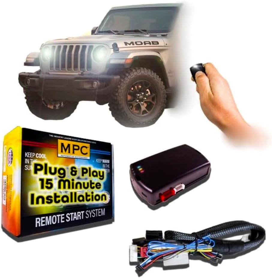MPC Remote Start Kit for Jeep Wrangler 2007-2018 - Easy Install