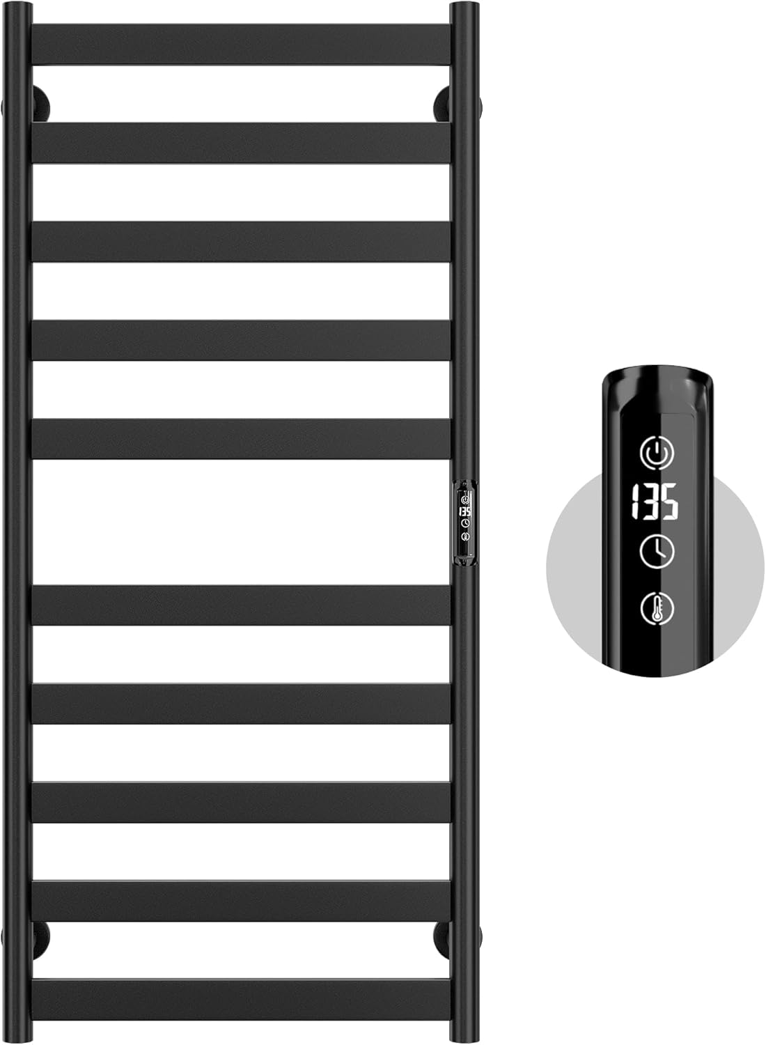 Chomolhari 10-Bar Electric Towel Warmer: Fast Heating