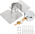 IRONWALLS Hidden Shackle Padlock with Hasp - Heavy Duty Security