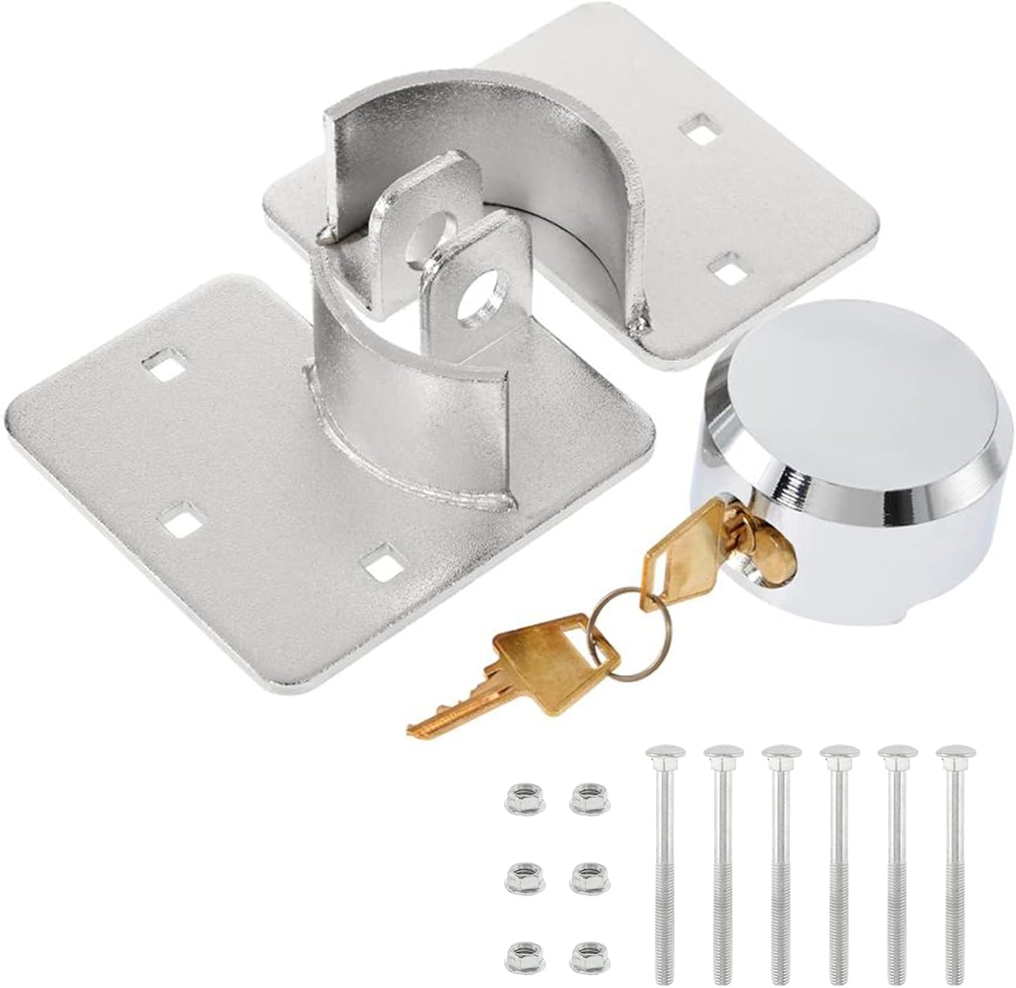 IRONWALLS Heavy Duty Hidden Shackle Padlock for Security