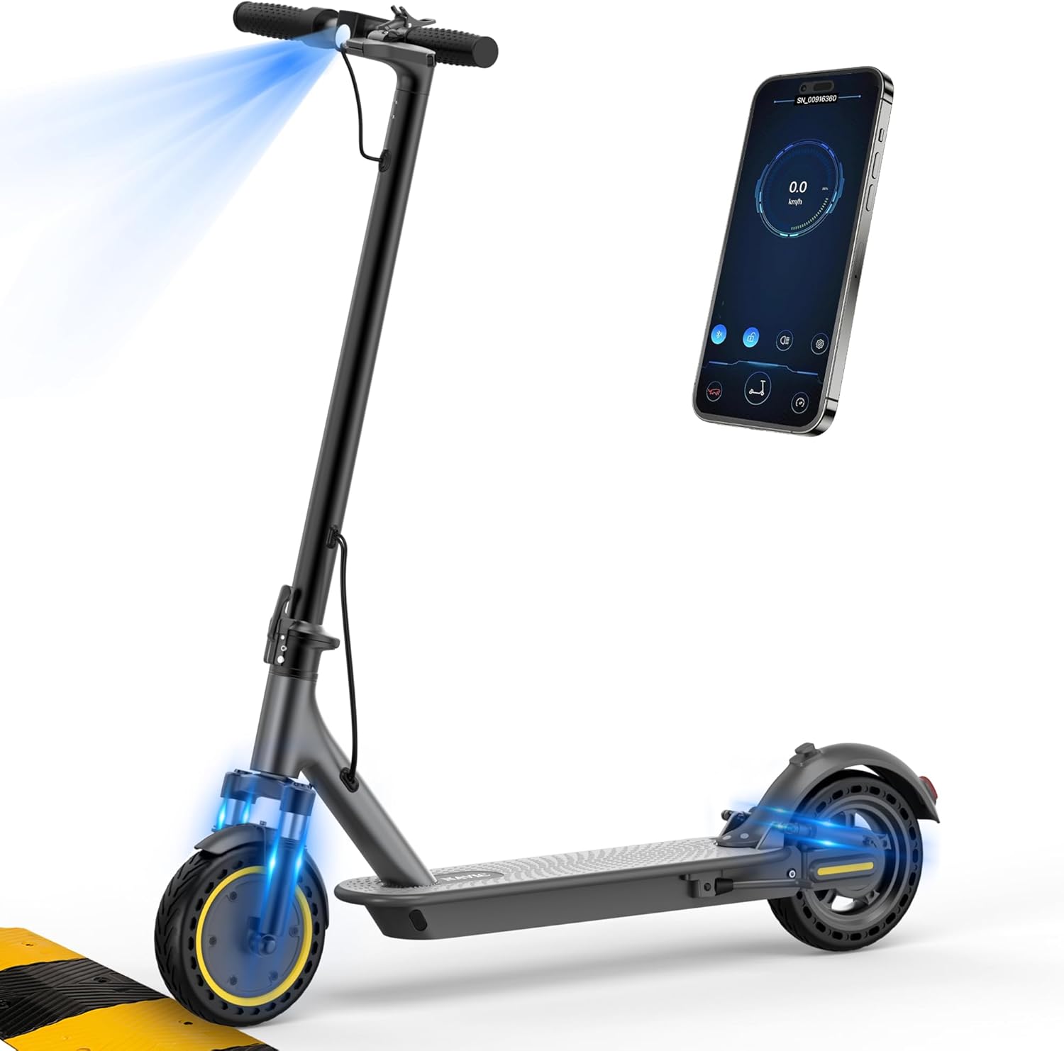 NAVIC Electric Scooter for Adults with Dual Suspension & Braking