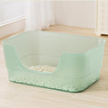 Extra Large Cat Litter Box with Clear Jelly Color - High Sided XL Box