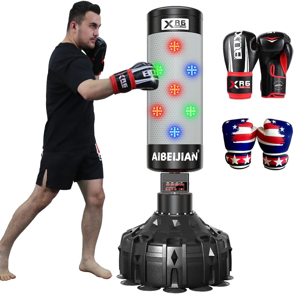 Ultimate Fitness: Smart Music Punching Bag with Gloves
