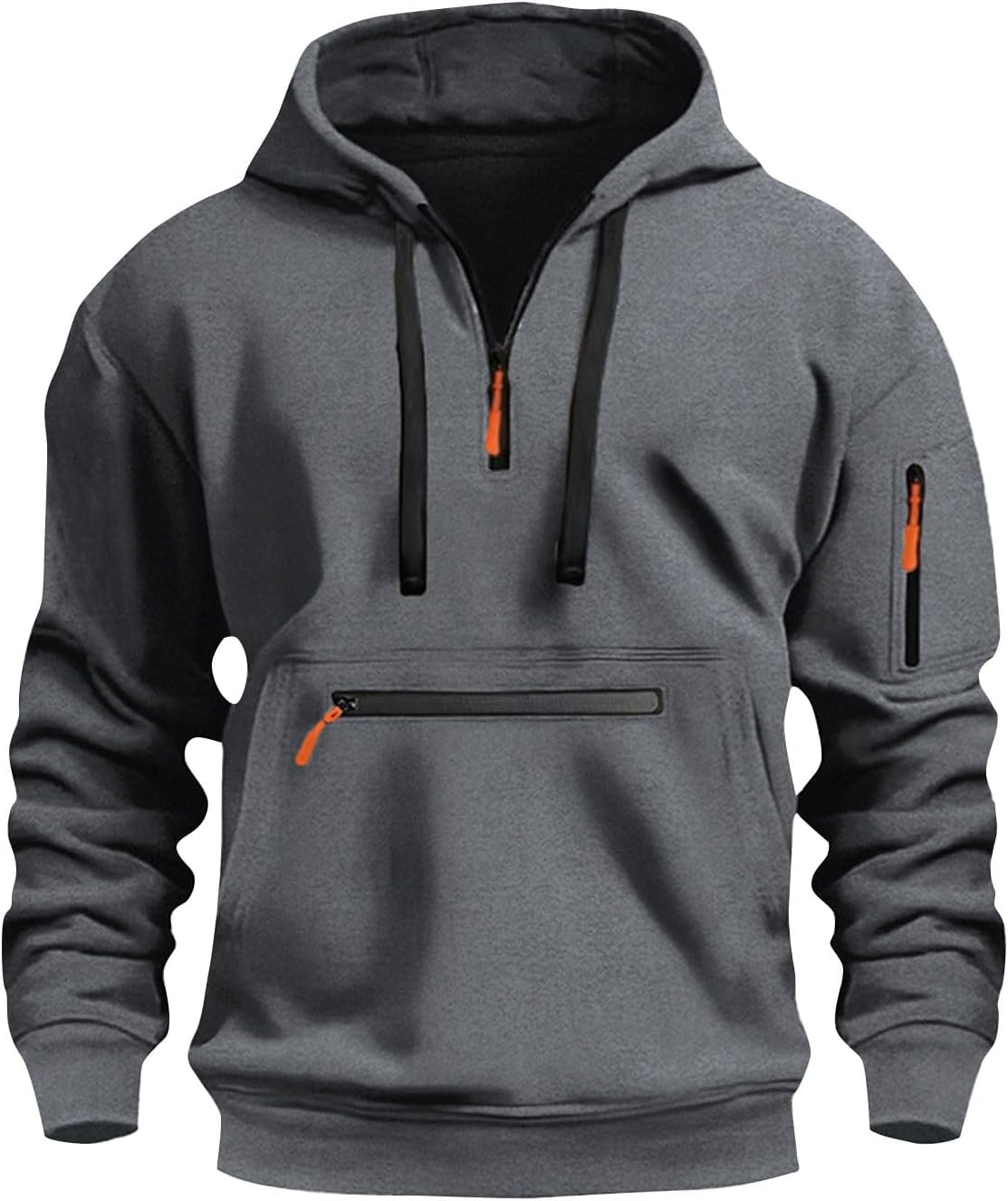 Vintage Tactical Quarter Zip Hoodie