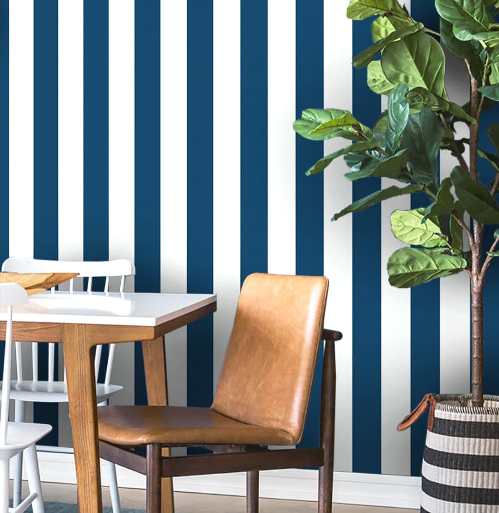 Guvana Striped Peel and Stick Wallpaper for Dynamic Decor