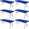Elastic Fit Picnic Table Cover for 6 ft Tables - Waterproof Stretch
