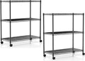 Simple Deluxe Heavy Duty 3-Tier Storage Shelves 750Lb Capacity
