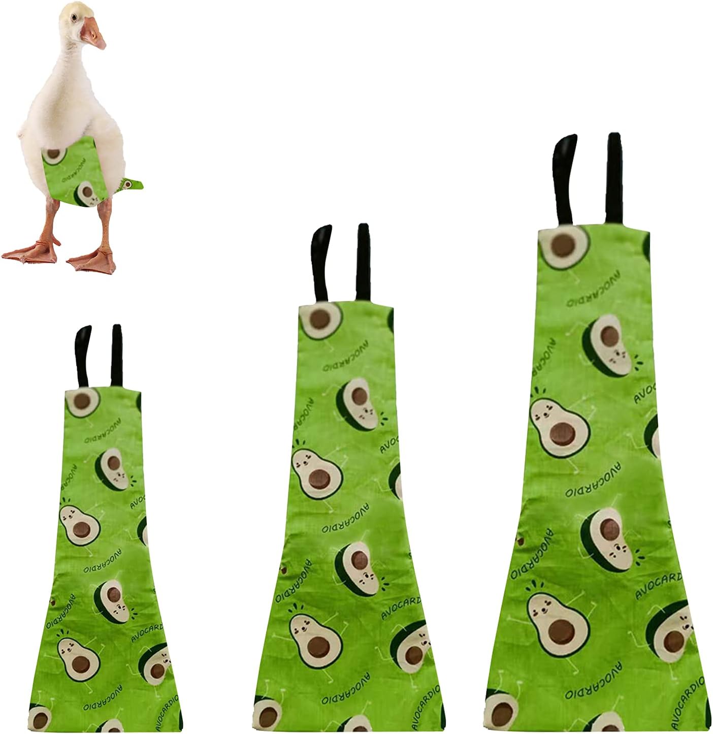 Reusable Avocado Print Diaper for Poultry Medium