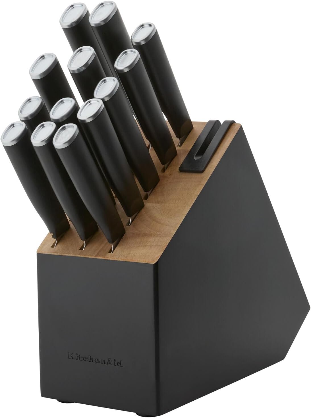 KitchenAid Classic Slim Knife Block Set with Sharpener and Knives
