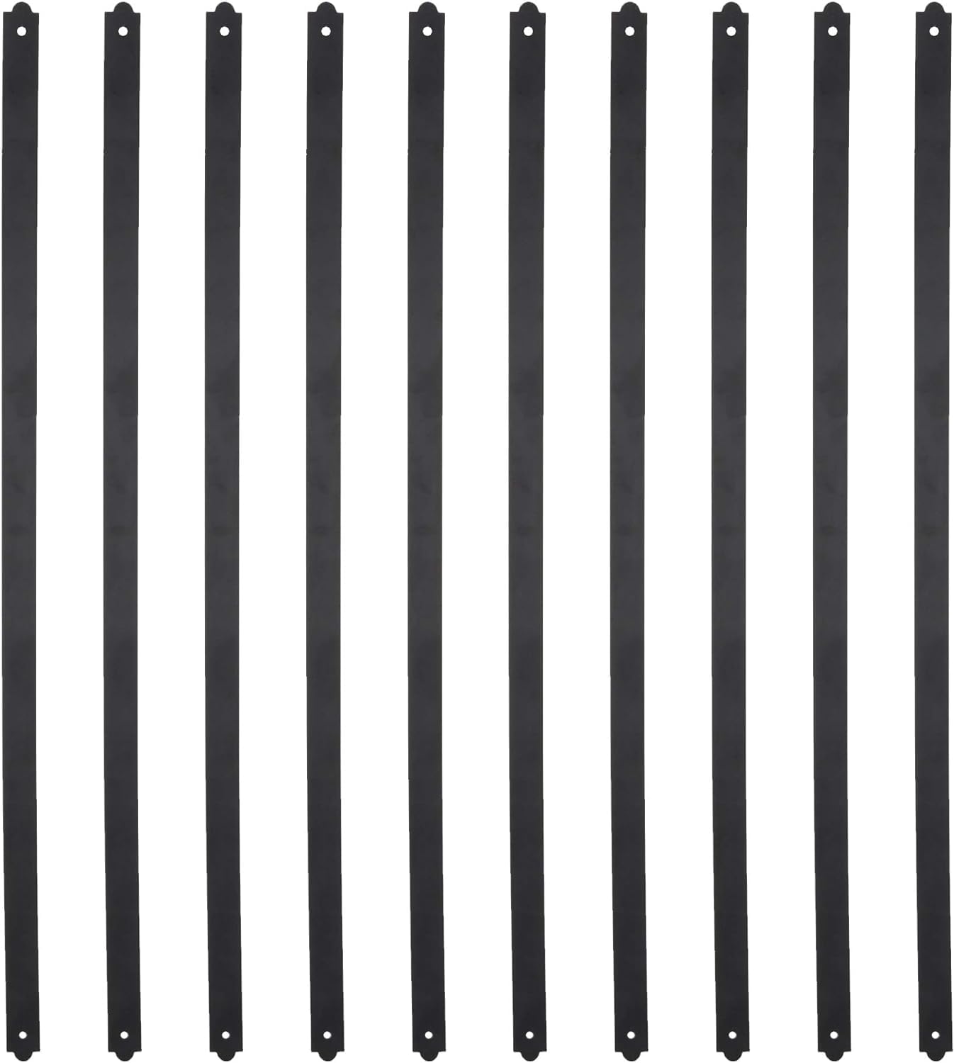 32-1/4 Inches Heavy Duty Flat Straight Iron Deck Balusters