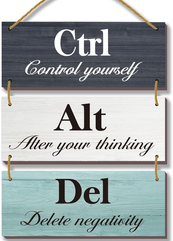 Motivational Rustic Wooden Wall Sign - ONIZHITY