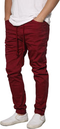 Men's Stretch Twill Drop Crotch Jogger Pants S-5XL - Comfortable at