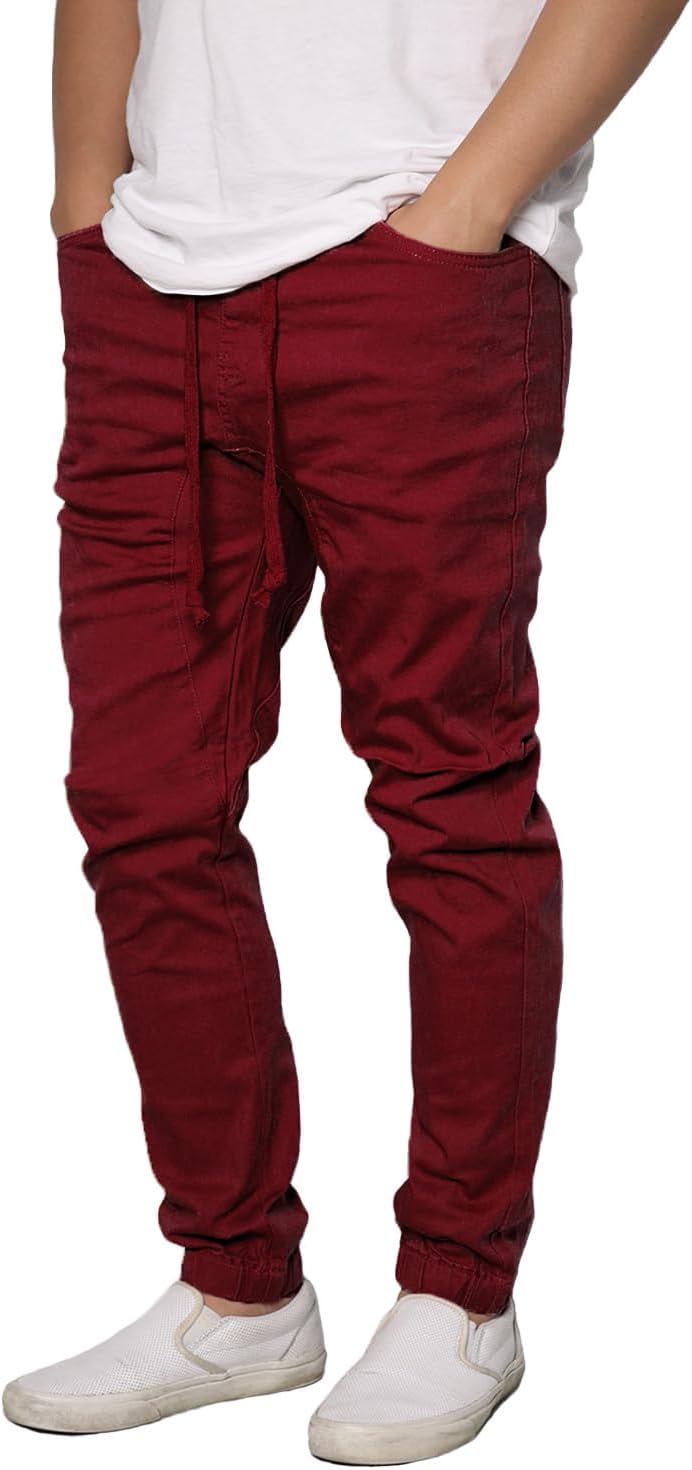 URBANJ Men's Stretch Twill Drop Crotch Jogger Pants Review