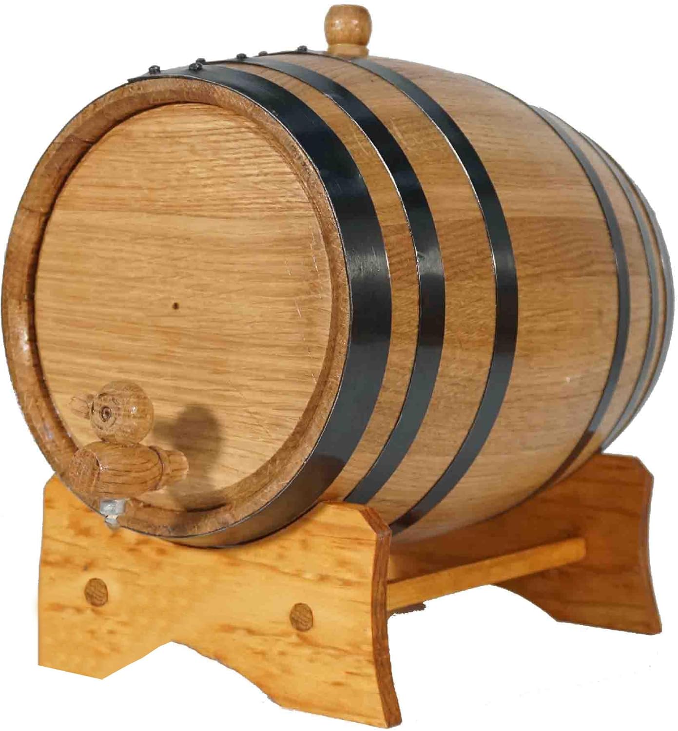 1 Gallon Oak Aging Barrel for Quick Whiskey and Cocktail Aging